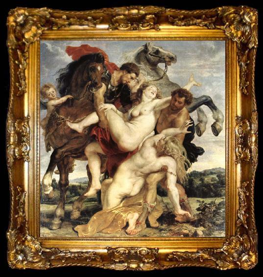 framed  Peter Paul Rubens Rovet of Leucippus daughter, ta009-2